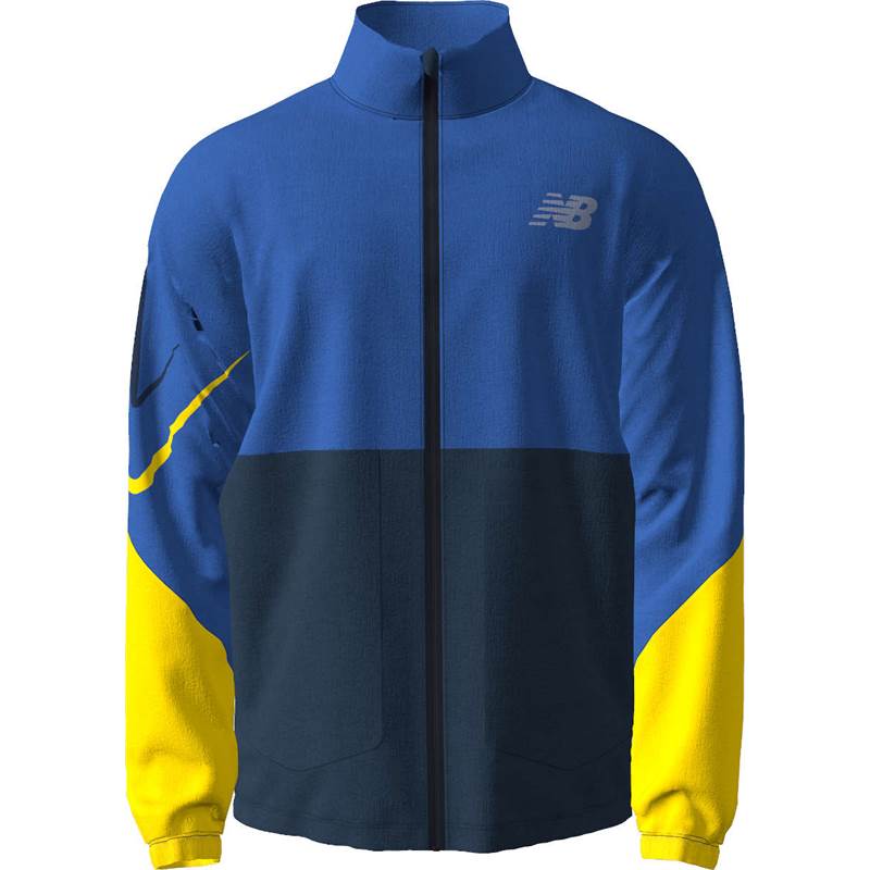 New Balance Mens Graphic Impact Run Jacket-2
